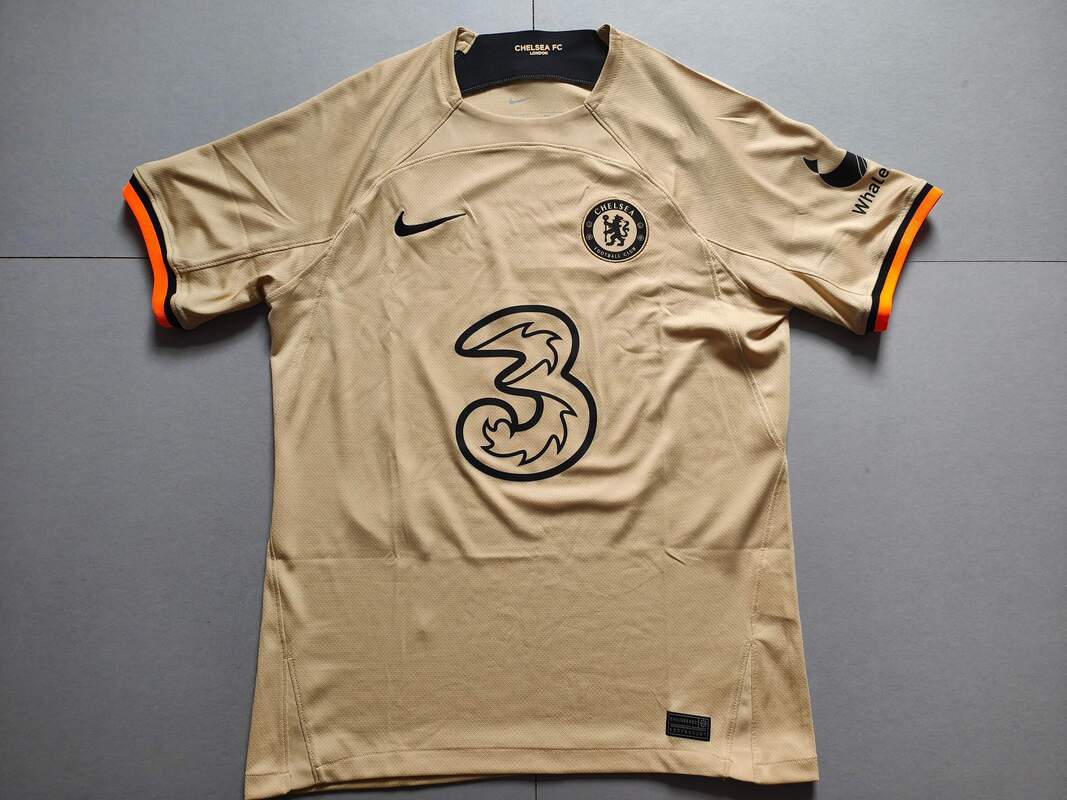 Chelsea F.C. Third 2022/2023 Football Shirt Manufactured By Nike. The Club Plays Football In England.