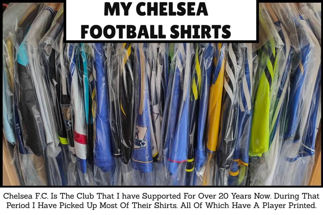 Football Shirt Collection. Football Kit Collection. Chelsea Football Shirts. Chelsea F.C. Football Shirts.