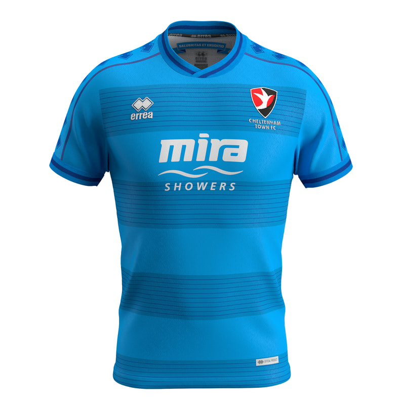 Cheltenham Town Away 2020/2021 Football Shirt Manufactured By Errea. The Club Plays Football In England.