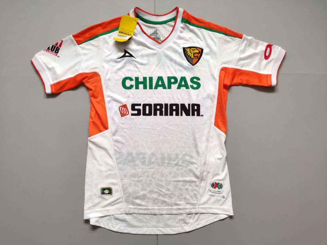 Chiapas F.C. Away 2013 Football Shirt Manufactured By Pirma. The Club Plays Football In Mexico.