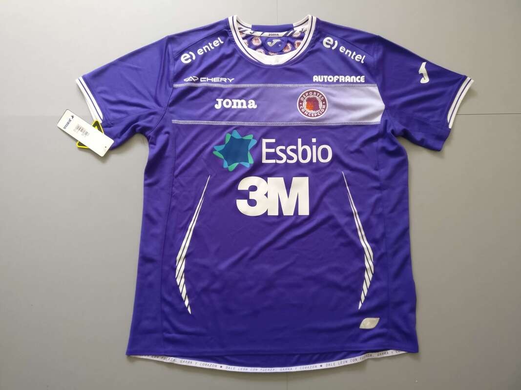 Club Deportes Concepción Home 2011/2012 Football Shirt Manufactured By Joma. The Team Plays Football In Chile..
