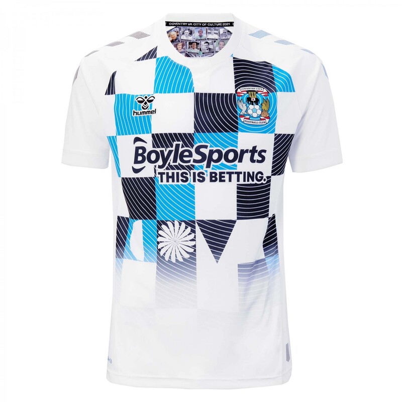 Coventry City Third 2020/2021 Football Shirt Manufactured By Hummel. The Club Plays Football In England.