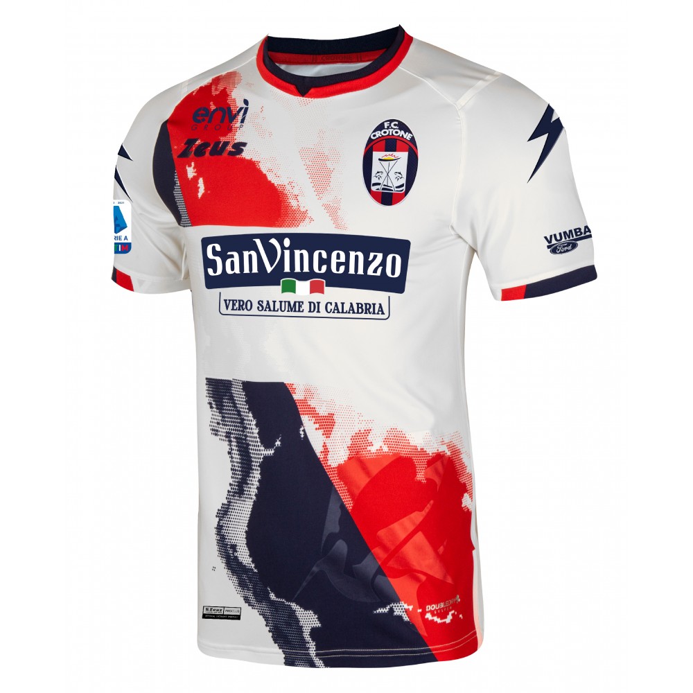 Crotone Away 2020/2021 Football Shirt Manufactured By Zeus. The Club Plays Football In Italy.