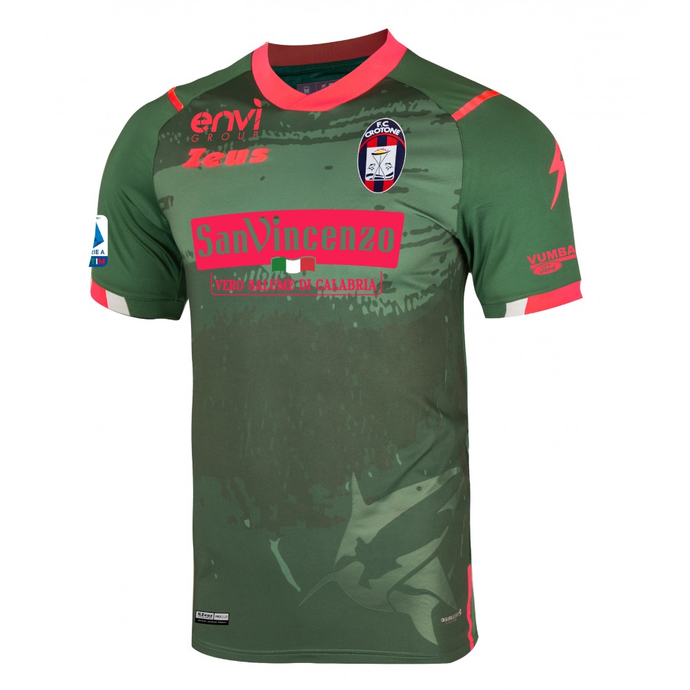 Crotone Third 2020/2021 Football Shirt Manufactured By Zeus. The Club Plays Football In Italy.