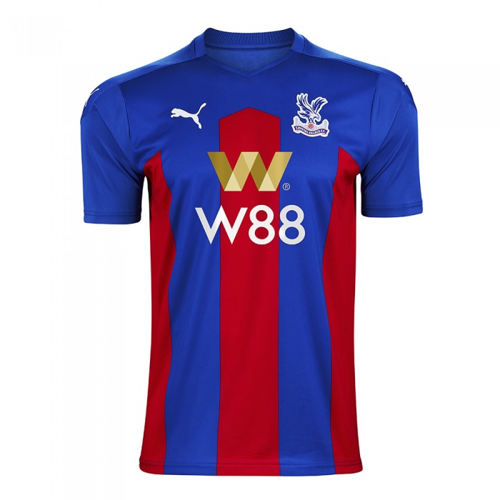 Crystal Palace 2020/2021 Home Football Shirt Manufactured By Puma. The Club Plays Football In England.