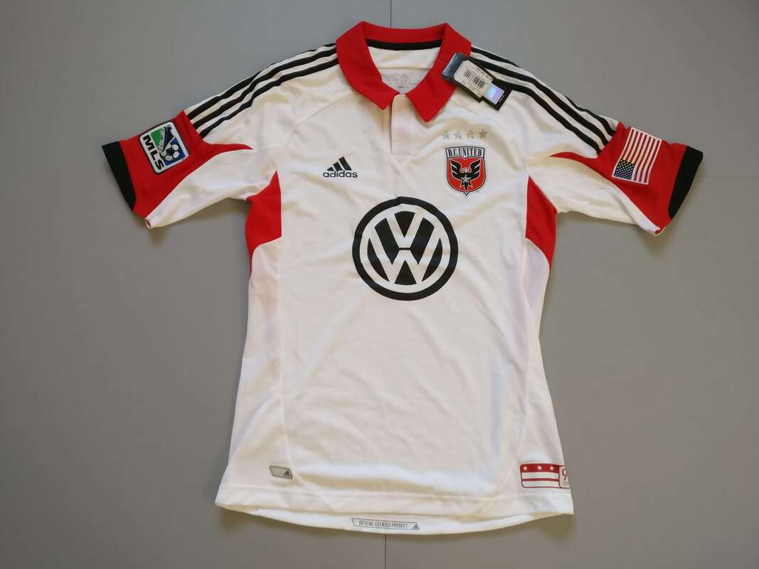 D.C. United Away 2012/2013 Football Shirt Manufactured By Adidas. The Club Plays Football In the USA.