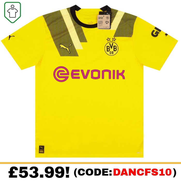 Dortmund Cup 2022/2023 Football Shirt Manufactured By Puma. The Club Plays In Germany.