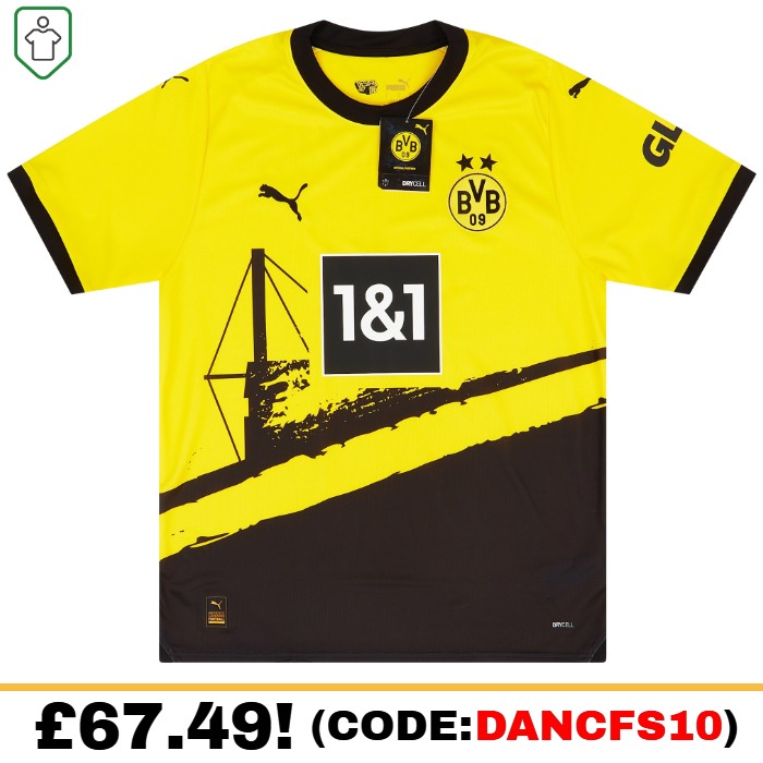 Dortmund Home 2023/2024 Football Shirt