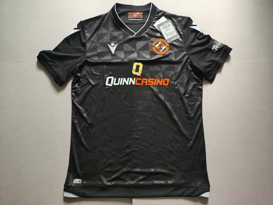 Dundee United F.C. Away 2022/2023 Football Shirt Manufactured By Macron. The Club Plays Football In Scotland.