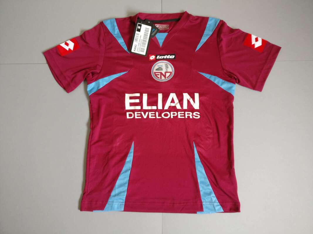 Enosis Neon Paralimni FC Home 2007/2008 Football Shirt Manufactured By Lotto. The Team Plays Football In Cyprus.