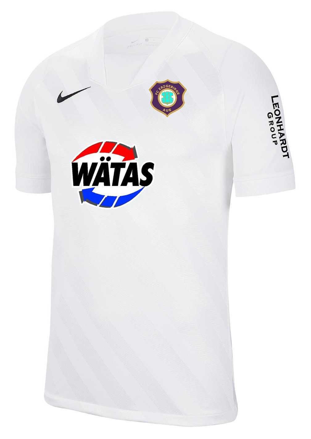 Erzgebirge Aue Away 2020/2021 Football Shirt Manufactured By Nike. The Club Plays Football In Germany.