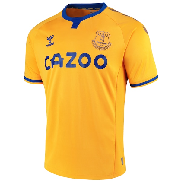 Everton 2020/2021 Away Football Shirt Manufactured By Hummel. The Club Plays Football In England.