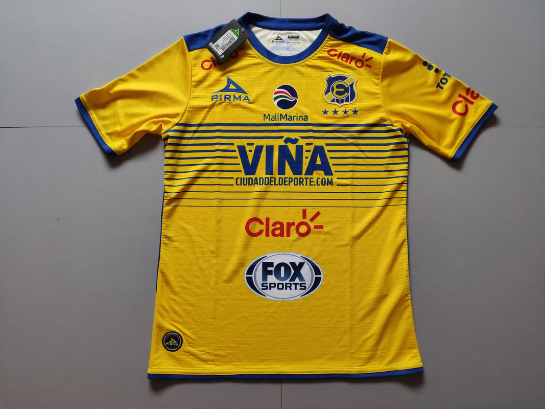 Everton de Viña del Mar Away 2018 Football Shirt Manufactured By Pirma. The Club Plays Football In Chile.