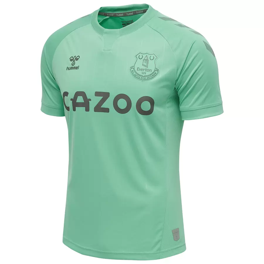 Everton 2020/2021 Third Football Shirt Manufactured By Hummel. The Club Plays Football In England.