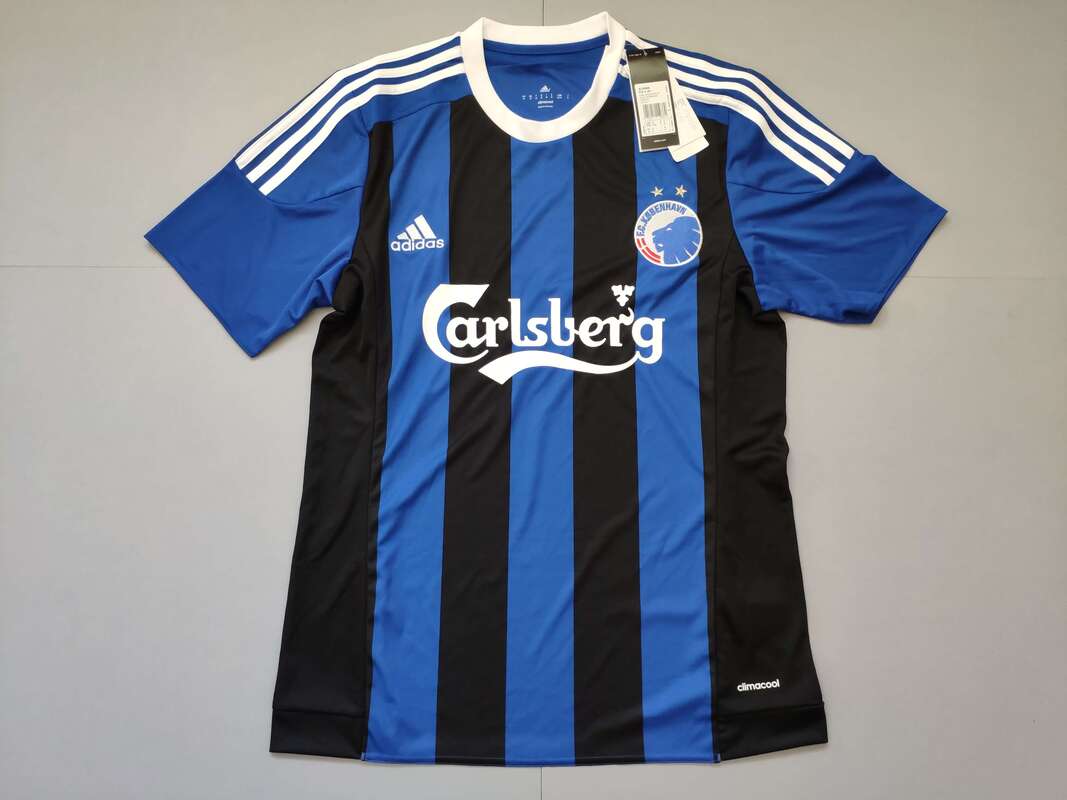 F.C. København Away 2015/2016 Football Shirt Manufactured By Adidas. The Team Plays Football In Denmark..