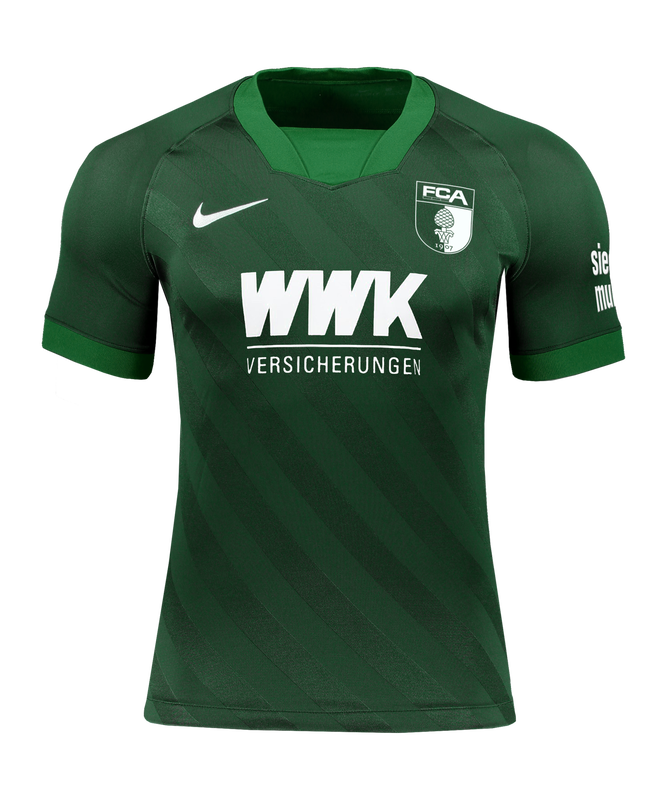 FC Augsburg Away 2020/2021 Football Shirt Manufactured By Nike. The Club Plays Football In Germany.