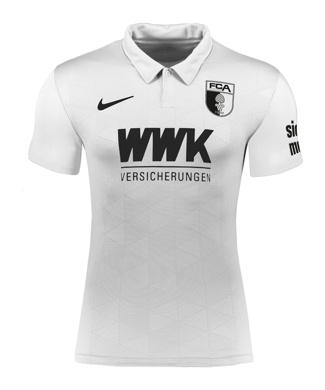 FC Augsburg Home 2020/2021 Football Shirt Manufactured By Nike. The Club Plays Football In Germany.