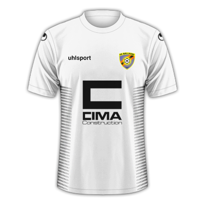 FC Ballkani Away 2021/2022 Football Shirt Manufactured By Uhlsport. The Club Plays Football In Kosovo.
