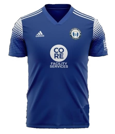 FC Halifax Town Home 2020/2021 Football Shirt Manufactured By Adidas. The Club Plays Football In England.