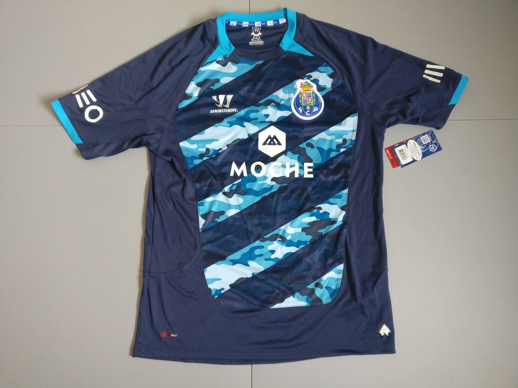 FC Porto Away 2014/2015 Football Shirt Manufactured By Warrior. The Club Plays Football In Portugal.