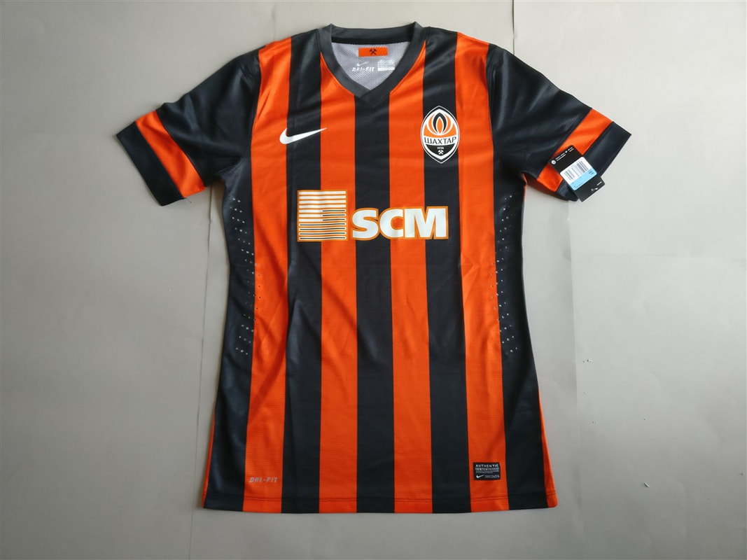 FC Shakhtar Donetsk Home 2013-2015 Shirt. BNWT. Medium. Club Football Shirts.