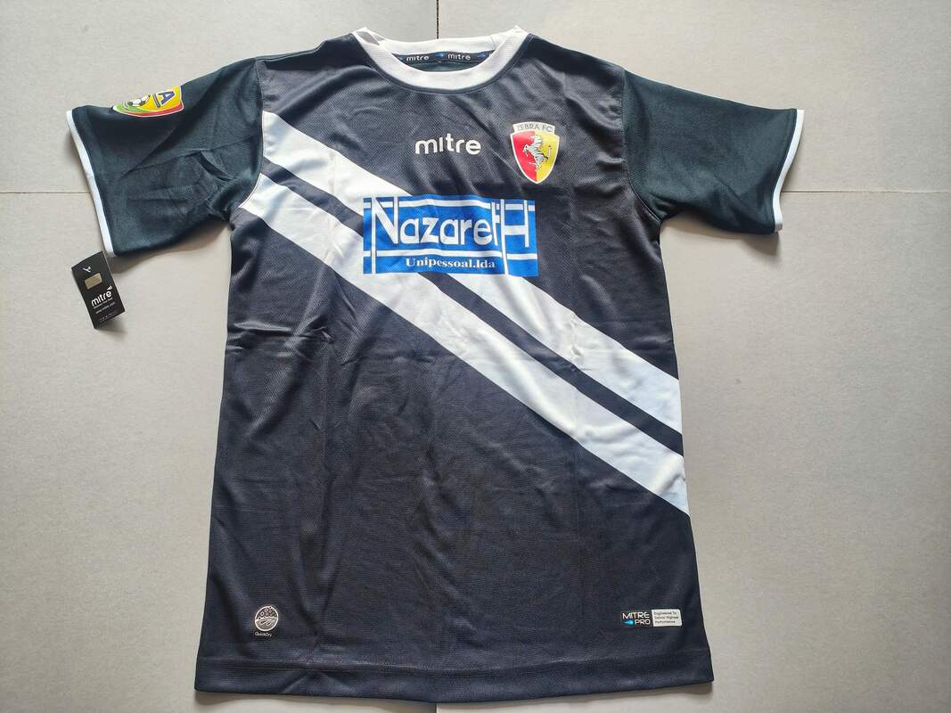 FC Zebra Away 2022 Football Shirt Manufactured By Mitre. The Club Plays Football In Timor-Leste.