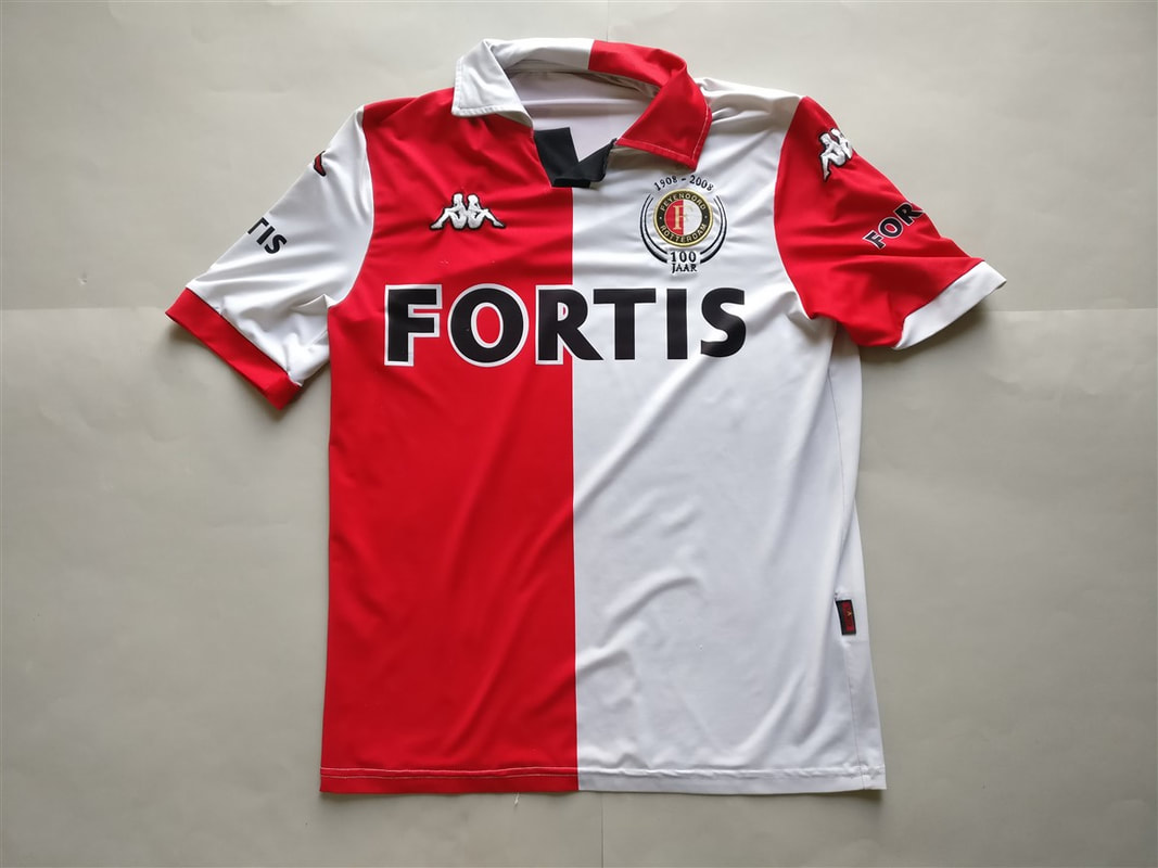 Feyenoord Rotterdam Home 2008/2009 Shirt. Club Football Shirts.