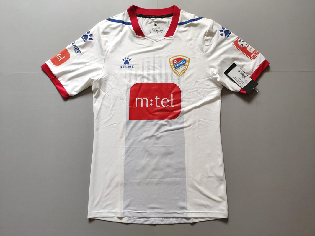 FK Borac Banja Luka Away 2020/2021 Football Shirt Manufactured By Kelme. The Club Plays Football In Bosnia.