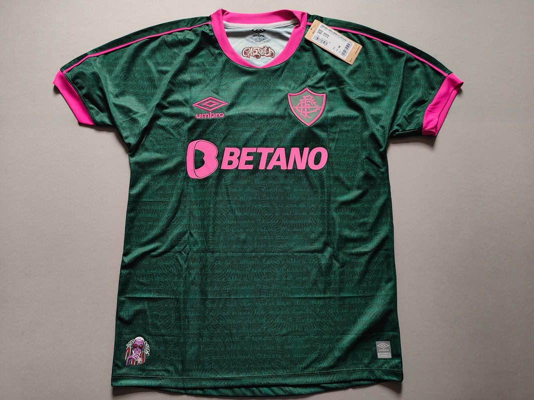 Fluminense FC Third 2023 Football Shirt Manufactured By Umbro. The Club Plays Football In Brazil.