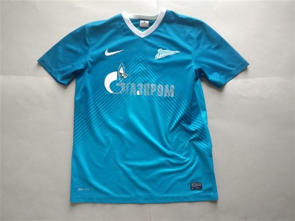 Football Club Zenit Home 2013/2014 Shirt. Club Football Shirts.
