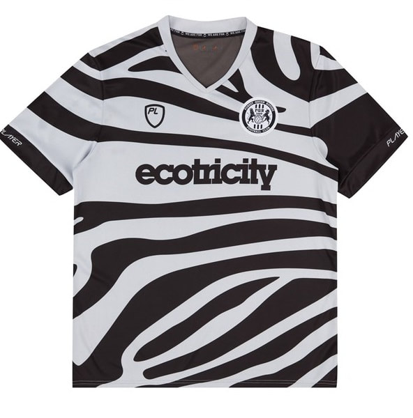 Forest Green Rovers Away 2020/2021 Football Shirt Manufactured By PlayerLayer. The Club Plays Football In England.