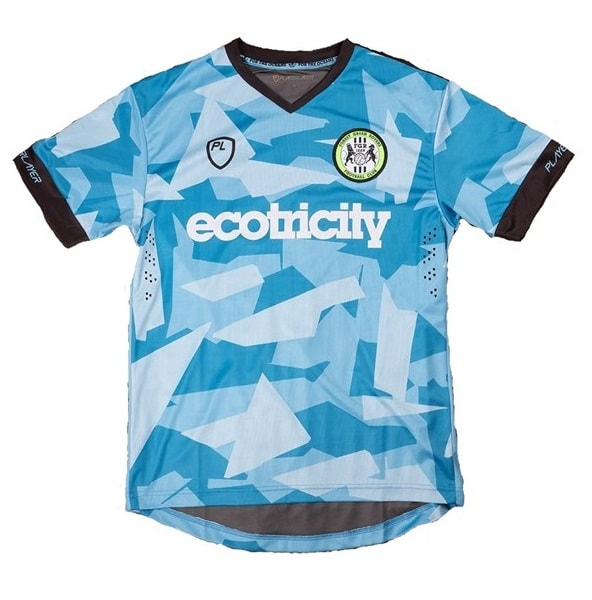 Forest Green Rovers Third 2020/2021 Football Shirt Manufactured By PlayerLayer. The Club Plays Football In England.