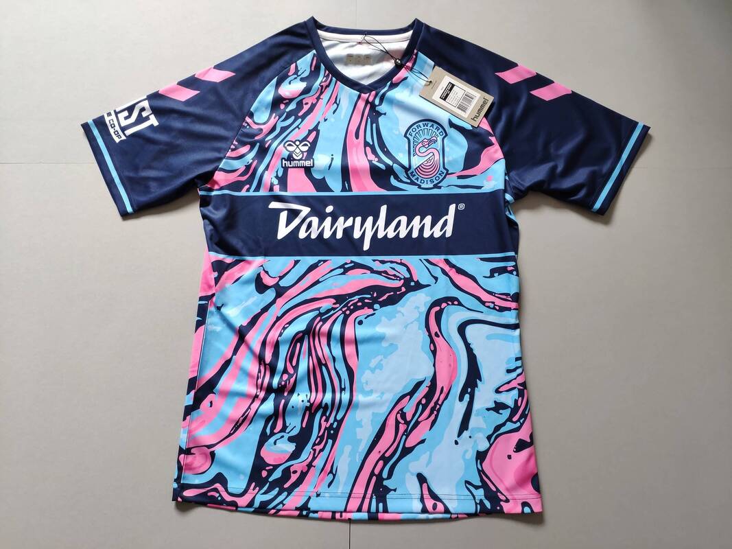 Forward Madison FC Third 2020 Football Shirt Manufactured By Hummel. The Club Plays Football In The United States.