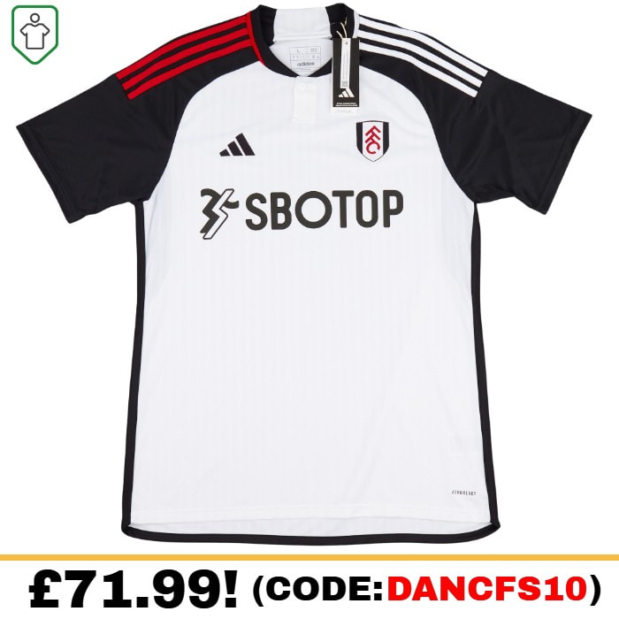 Fulham Home 2023/2024 Football Shirt