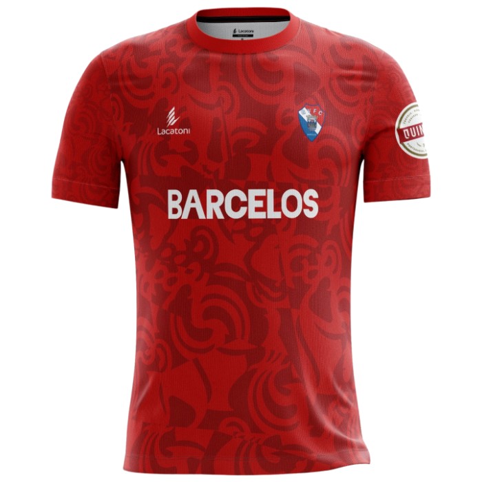 Gil Vicente F.C Home 2022/2023 Football Shirt Manufactured By Lacatoni. The Club Plays Football In Portugal.