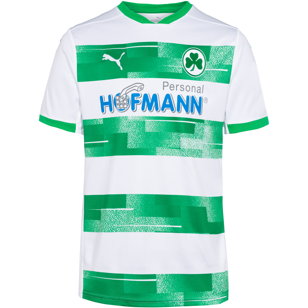Greuther Fürth Home 2020/2021 Football Shirt Manufactured By Puma. The Club Plays Football In Germany.