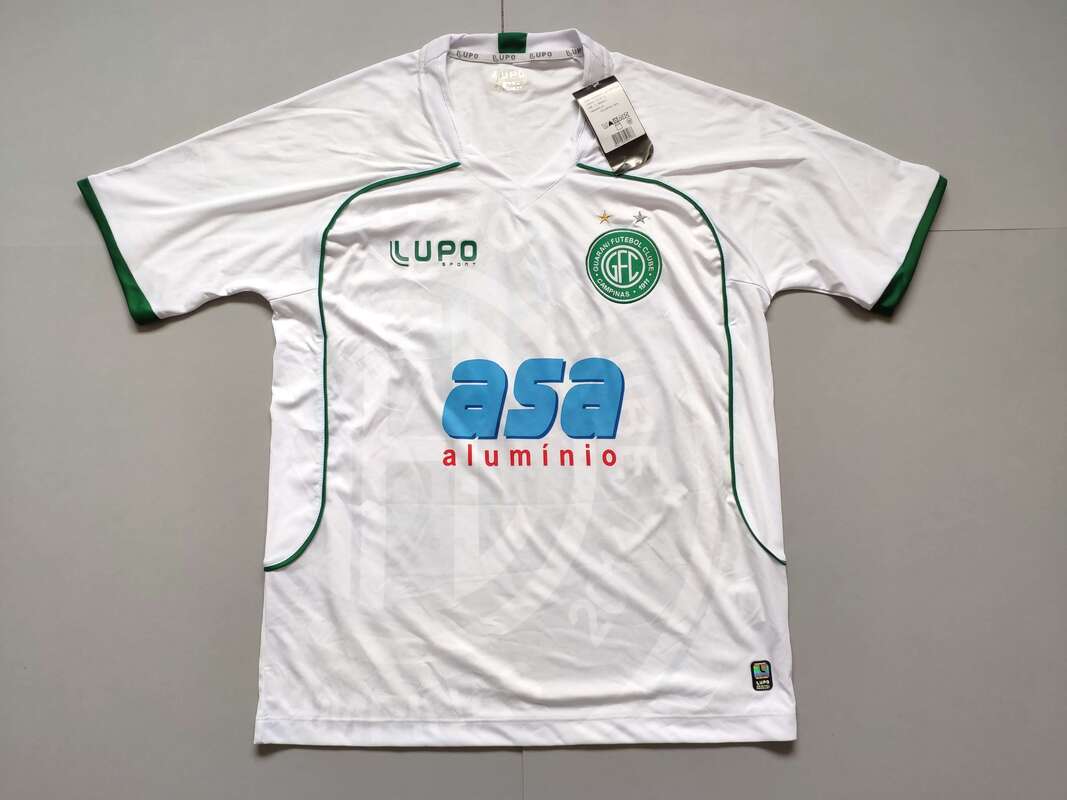 Guarani FC Away 2012 Football Shirt Manufactured By Lupo. The Club Plays Football In Brazil.