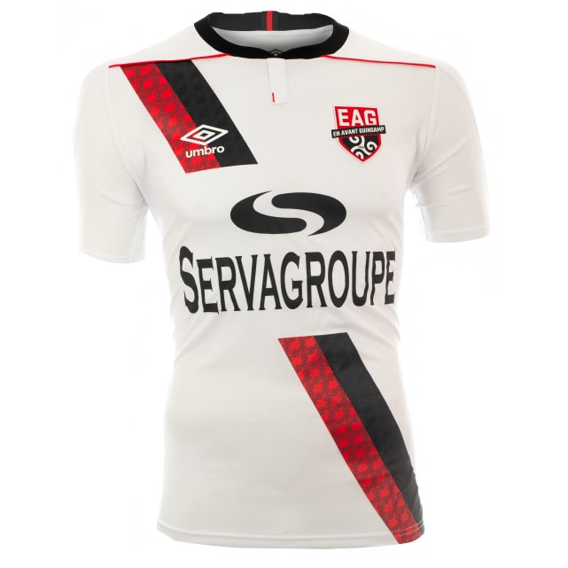 Guingamp​​​​ Away 2020/2021 Football Shirt Manufactured By Umbro. The Club Plays Football In France.