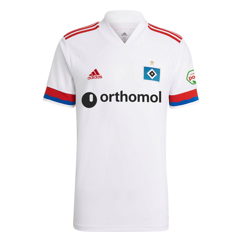 Hamburger SV Home 2020/2021 Football Shirt Manufactured By Adidas. The Club Plays Football In Germany.