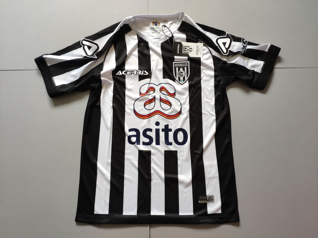 Heracles Almelo Home 2019/2020 Football Shirt Manufactured By Acerbis. The Club Plays Its Football In The Netherlands.