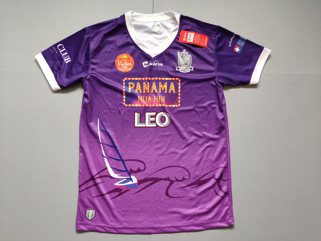Hua Hin City Football Club Home 2017 Football Shirt Manufactured By Mawin. The team plays football in Thailand.