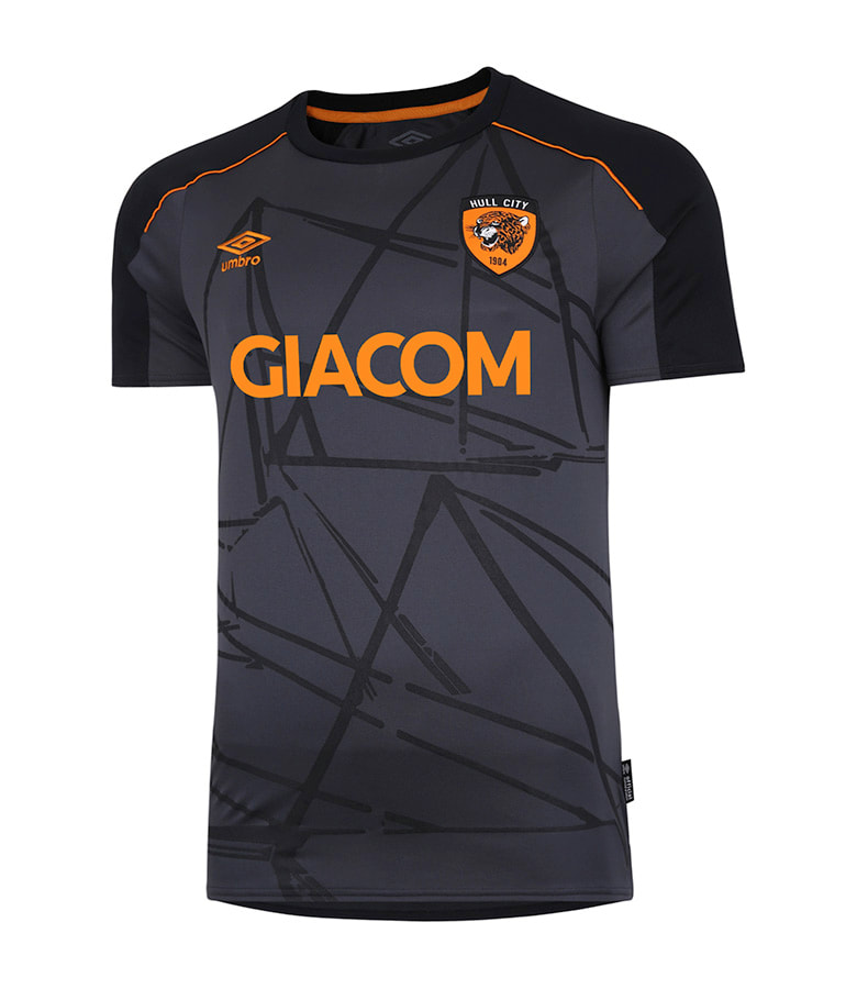 Hull City Away 2020/2021 Football Shirt Manufactured By Umbro. The Club Plays Football In England.