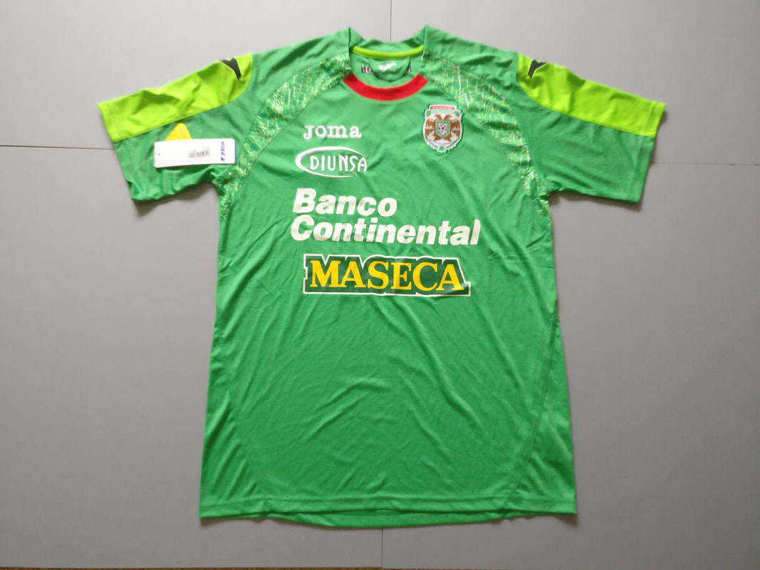 C.D. Marathón Home 2011/2012 Football Shirt Manufactured By Joma. The Club Plays Football In Honduras.