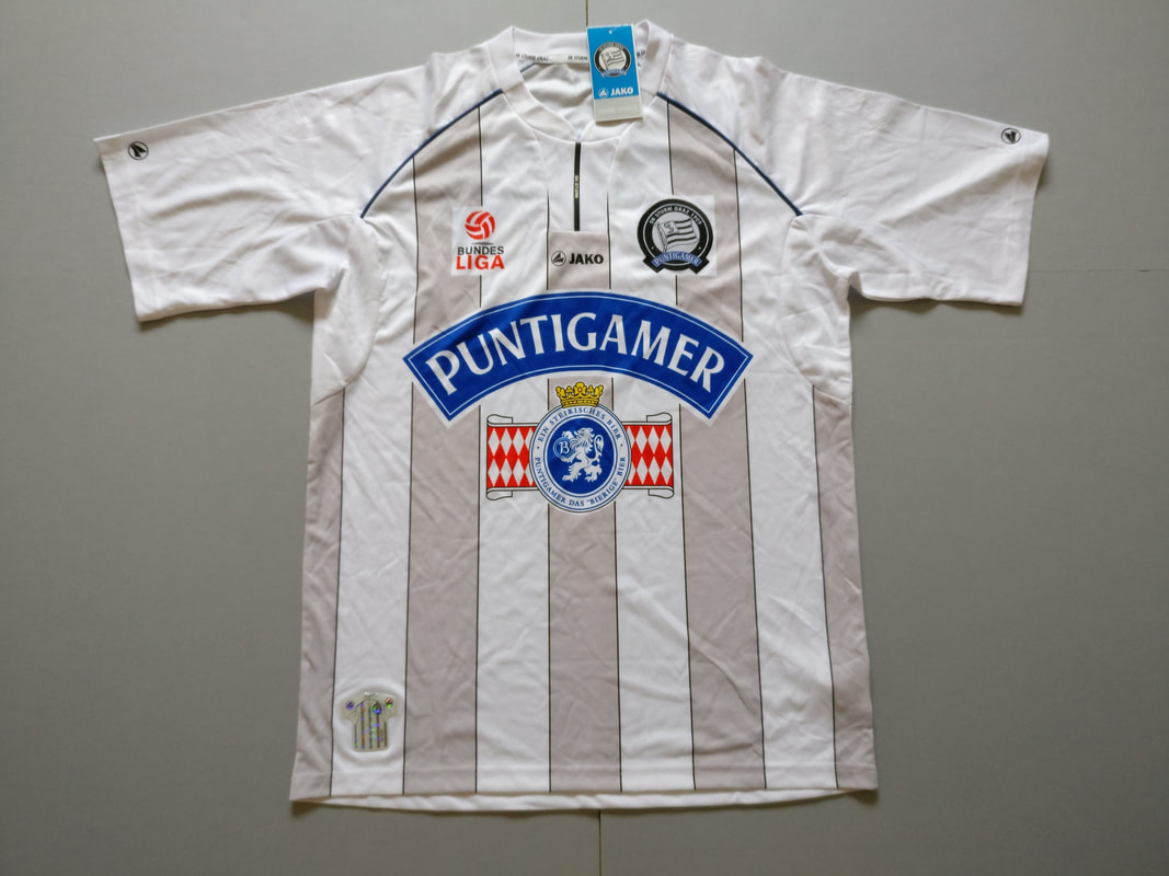 SK Sturm Graz Home 2011/2012 Football Shirt Manufactured By Jako. The Team Plays Football In Austria.