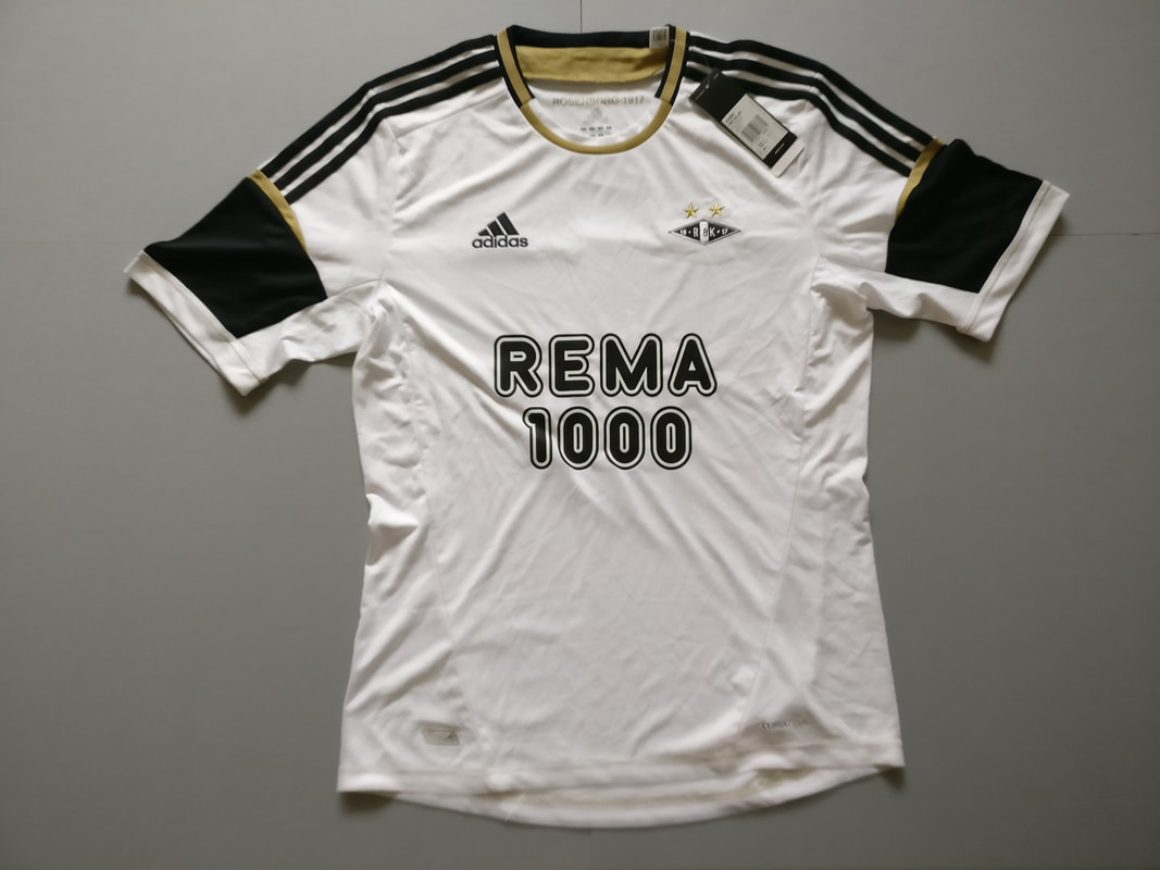 Rosenborg BK Home 2012 Football Shirt Manufactured By Adidas. The Club Plays Football In Norway.