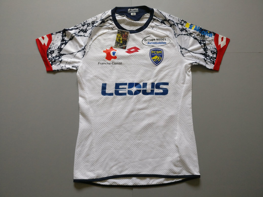 FC Sochaux-Montbéliard Away 2015/2016 Football Shirt Manufactured By Lotto. The Club Plays Football In France.