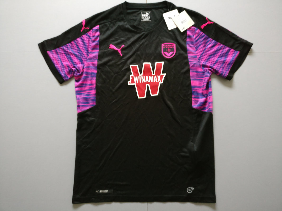 FC Girondins de Bordeaux Away 2017/2018 Football Shirt Manufactured By Puma. The Club Plays Football In France.
