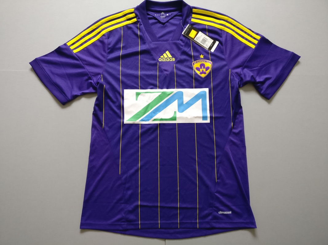 NK Maribor Home 2013/2014 Football Shirt Manufactured By Adidas. The Club Plays Football In Slovenia.
