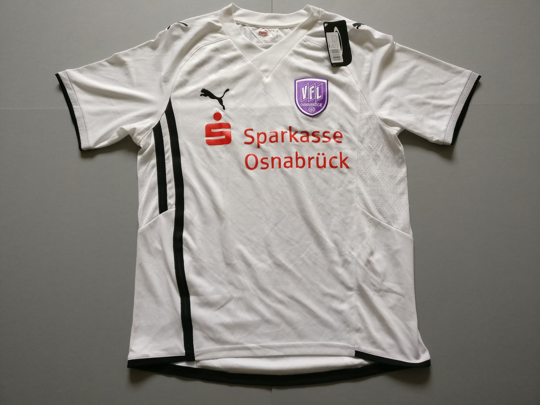 VfL Osnabrück Away 2009/2010 Football Shirt Manufactured By Puma. The Club Plays Football In Germany.