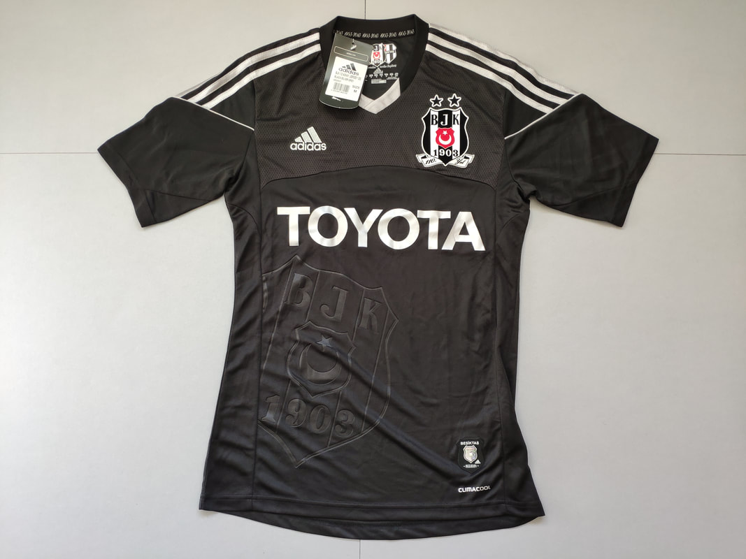 Beşiktaş J.K. Away 2013/2014 Football Shirt Manufactured By Adidas. The Club Plays Football In Turkey.